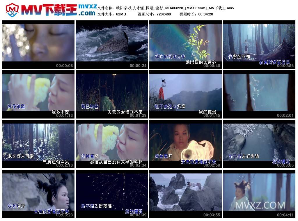 欧阳朵-失去才懂_国语_流行_MD403228